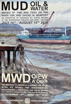 Riverfront Justin Brown Poster, Newport